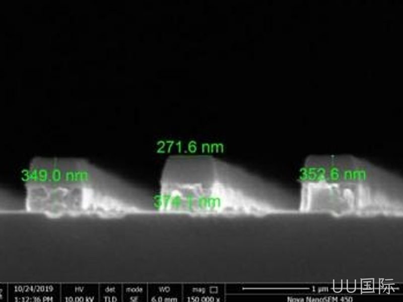 金属刻蚀：铝光栅结构